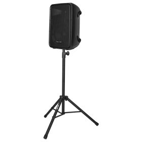 2 X 8 In Speakers Portable PA System 300W Mixer Bluetooth Mic For DJ Party (Option: Black)