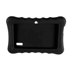 Shock-resistant Silicone Snap-on Case With Stand For 7' Tablets (Option: Black)